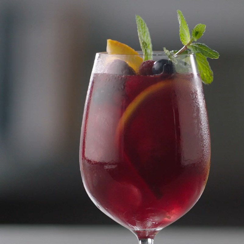 Step 3 Final Product Cocktail Sangria with red wine
