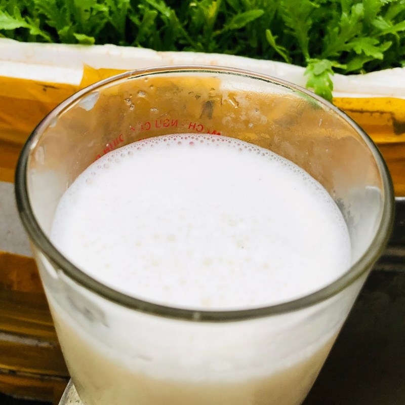 Step 3 Final product Honey lemon yogurt smoothie