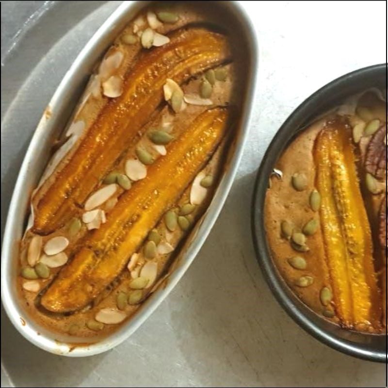 Step 5 Final Product Baked Banana Cake