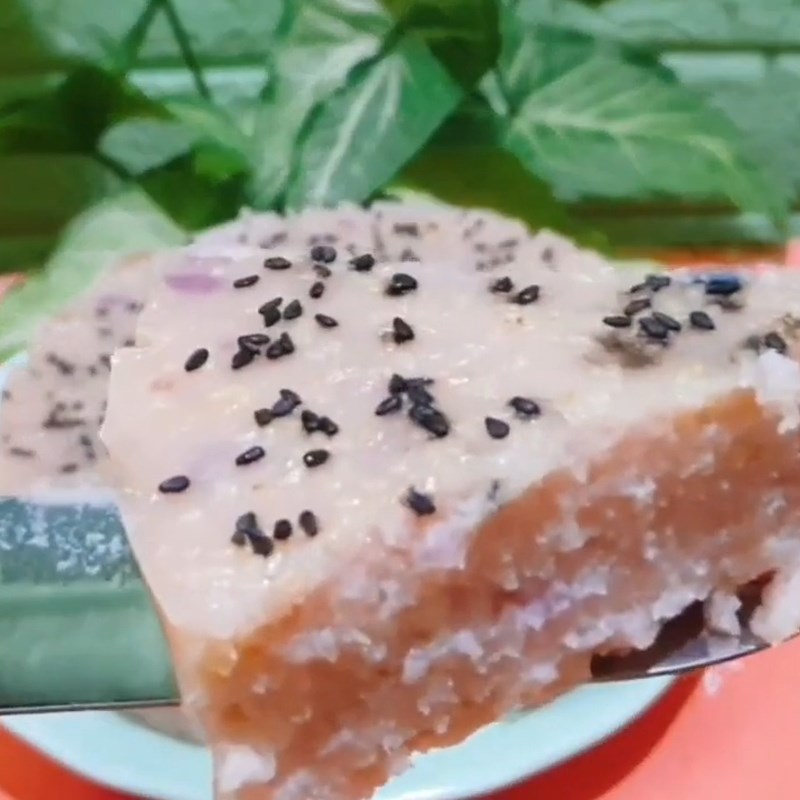 Step 4 Final Product Steamed Purple Sweet Potato Cake