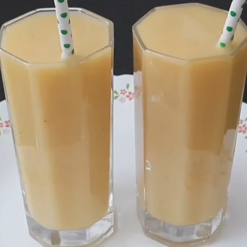 Step 4 Final Product Jackfruit juice with fresh milk