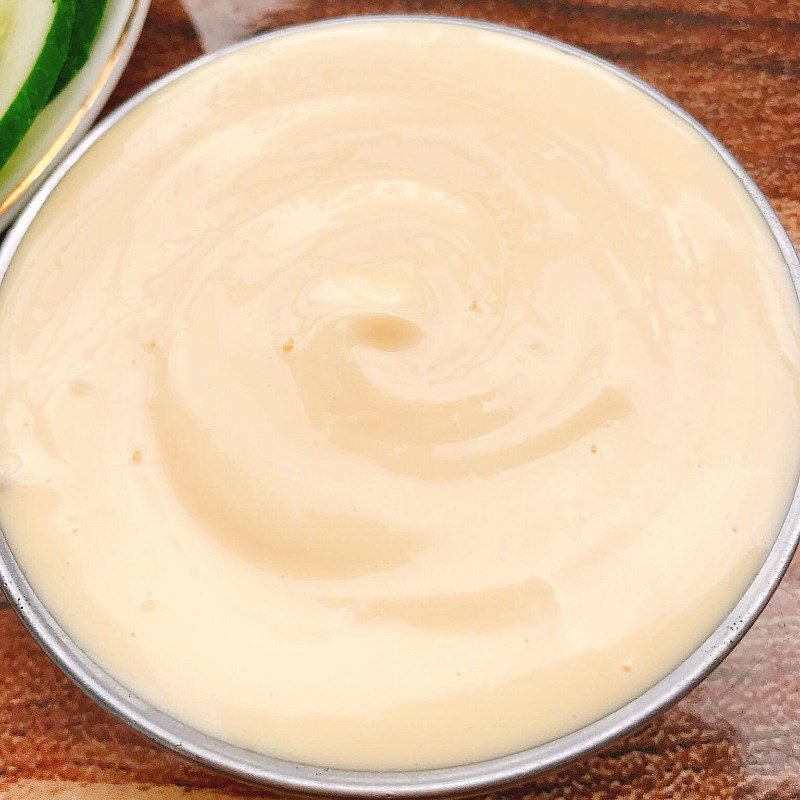 Step 3 Final product Mayonnaise sauce (recipe shared by users)