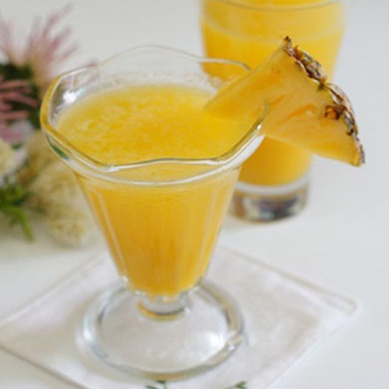 Step 3 Final product Pineapple apple juice