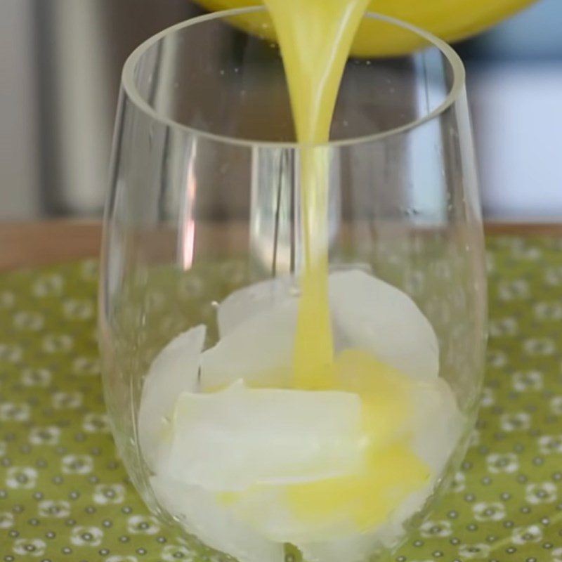 Step 3 Final product Pineapple juice