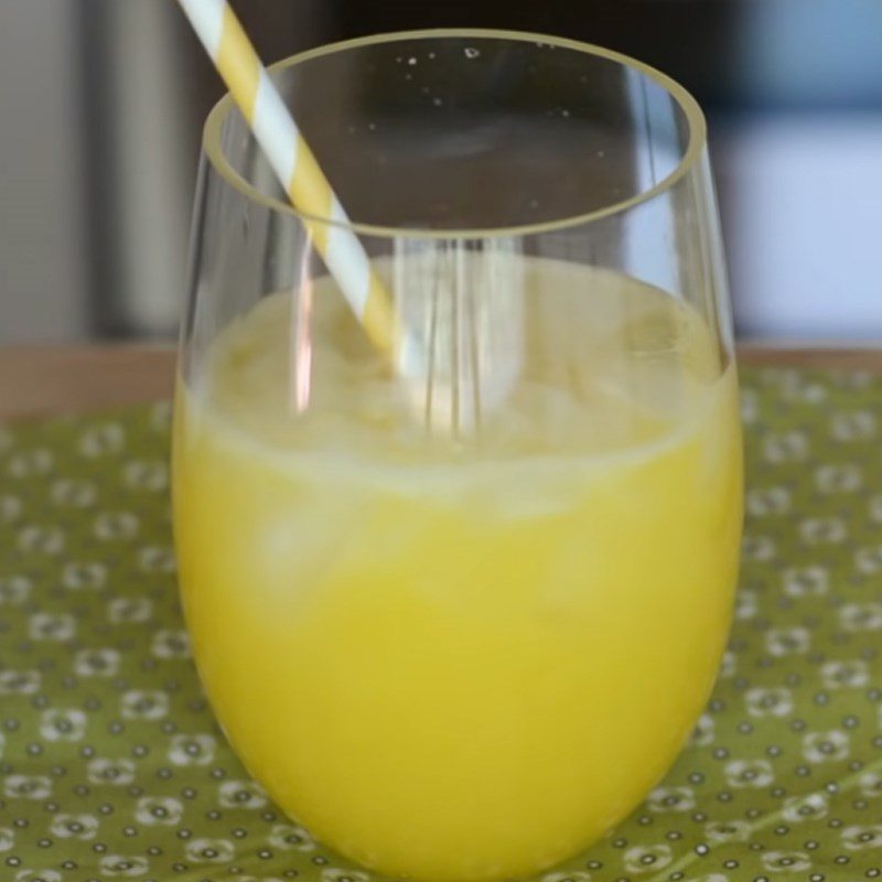 Step 3 Final product Pineapple juice