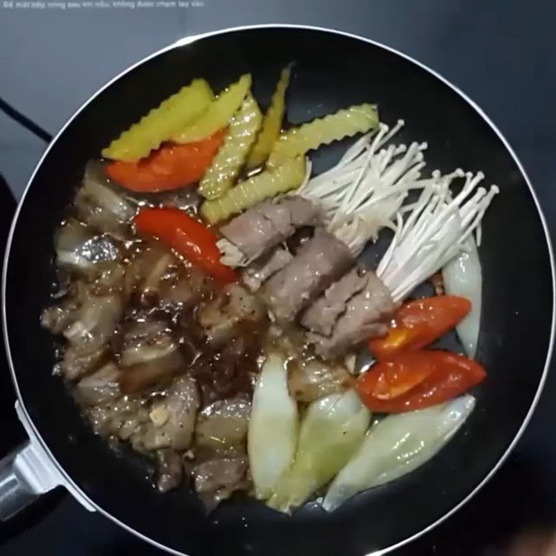 Step 6 Final product Mixed grilled hot pot