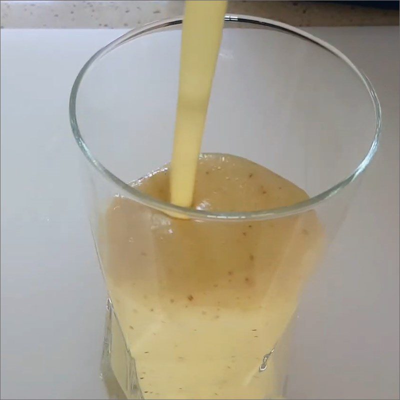 Step 3 Final product Peach Yogurt Smoothie