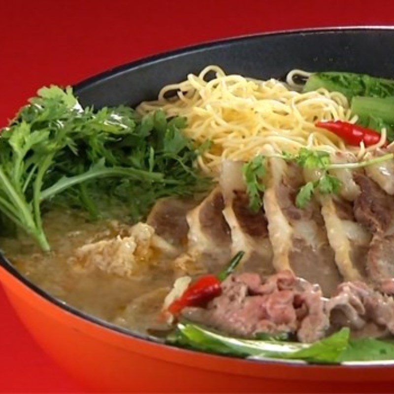 Step 3 Final Product Satay Beef Hot Pot