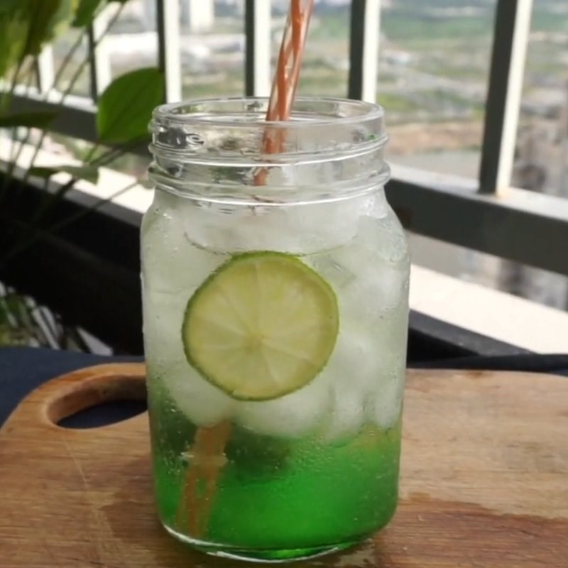 Step 3 Final product Lemon mint soda