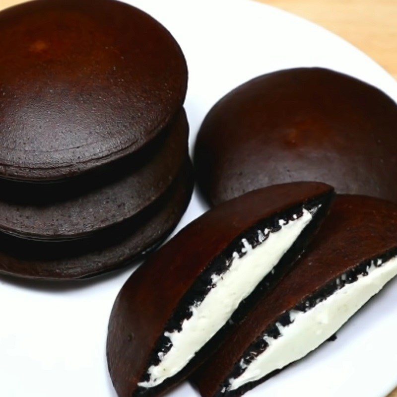 Step 7 Final Product Oreo fried cake with cream filling