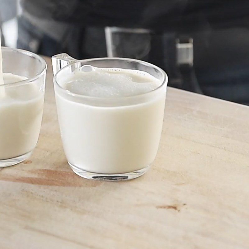 Step 3 Final product Roasted rice coconut milk tea