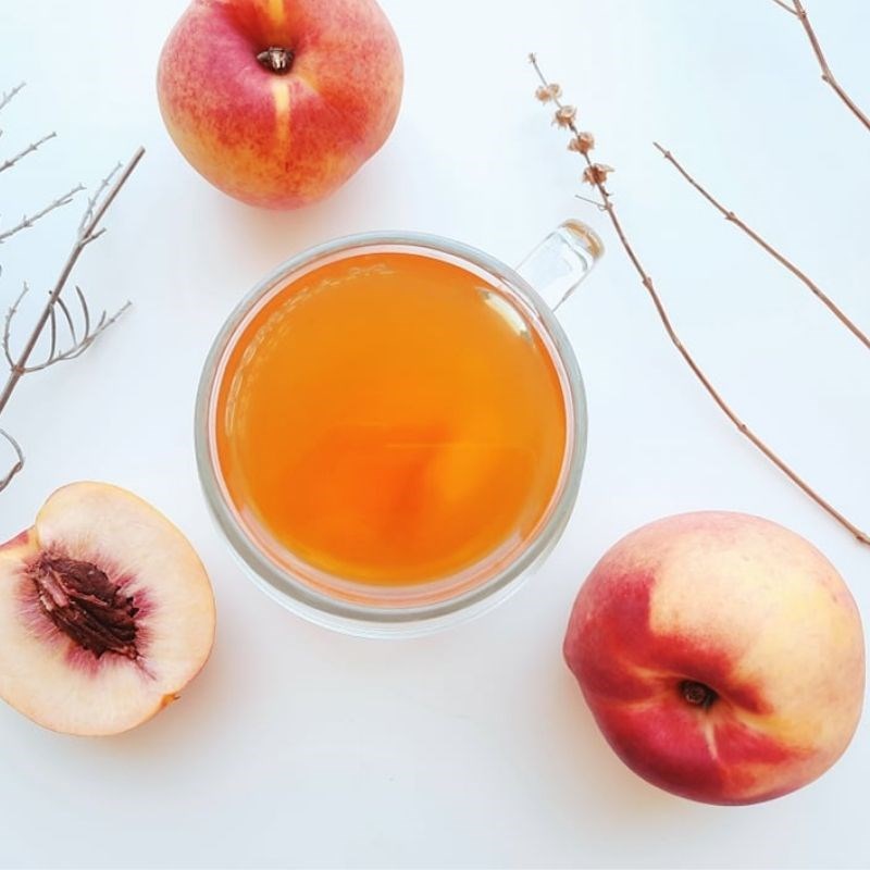Step 3 Finished Product Hot Peach Tea