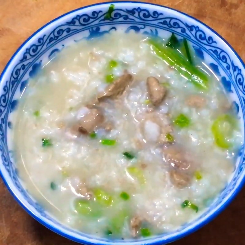 Step 5 Final Product Chicken Liver Porridge with Broccoli
