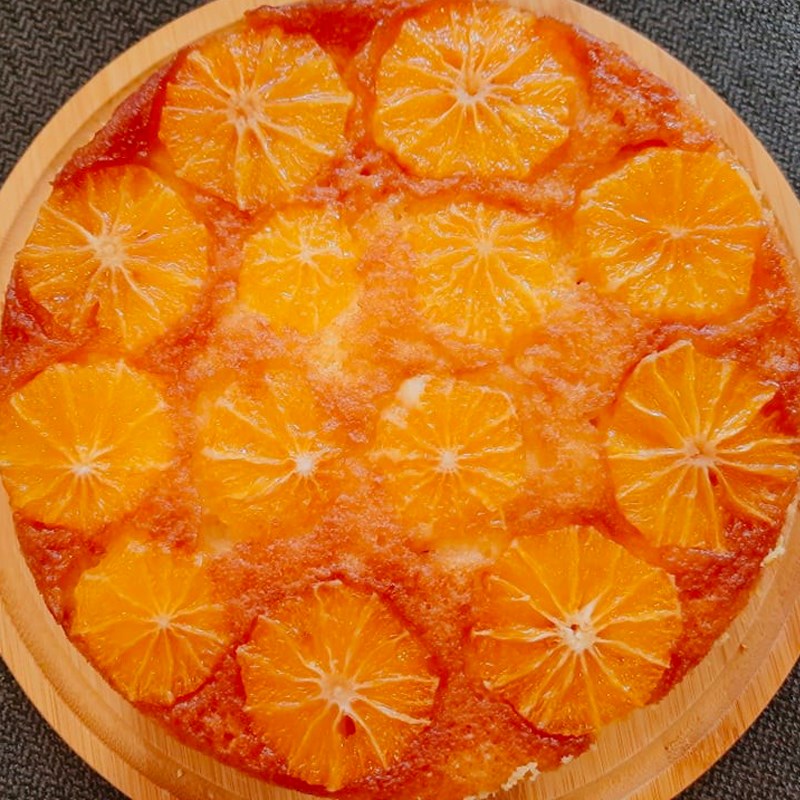 Step 6 Final product for the orange caramel sponge cake