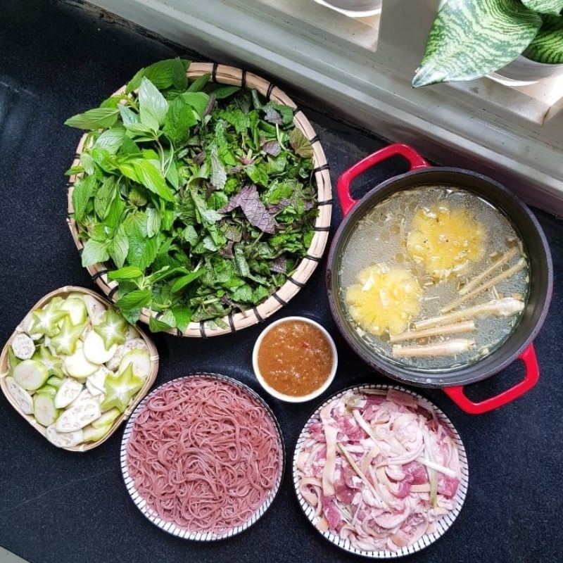 Step 5 Final product Goat meat dipping
