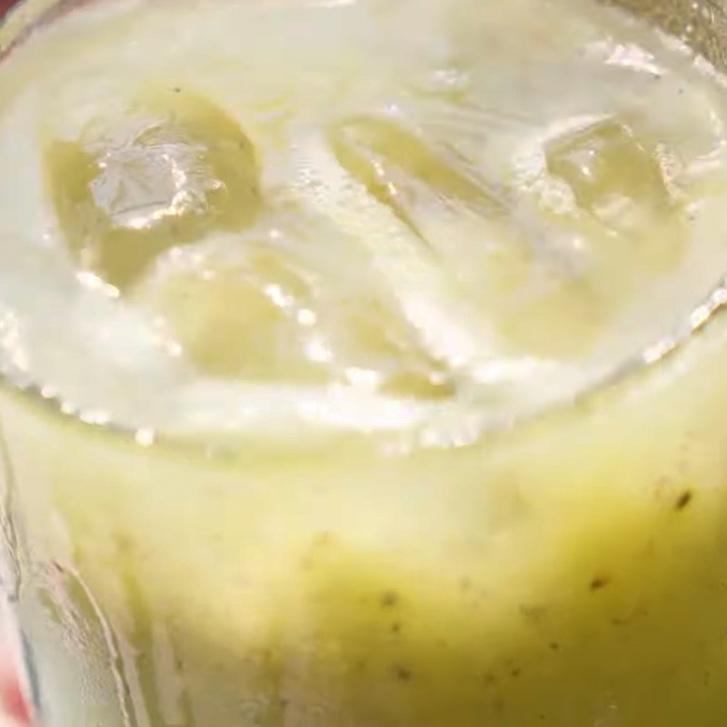Step 4 Finished product Kiwi soda