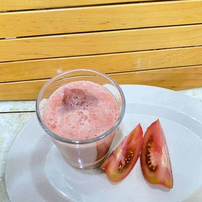 Step 3 Finished product Grapefruit Tomato Juice