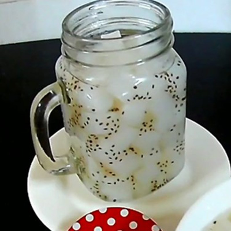 Step 4 Final Product Chia seed coconut jelly