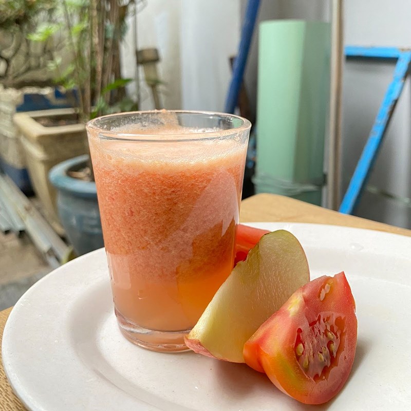 Step 3 Final product of Apple Tomato Juice