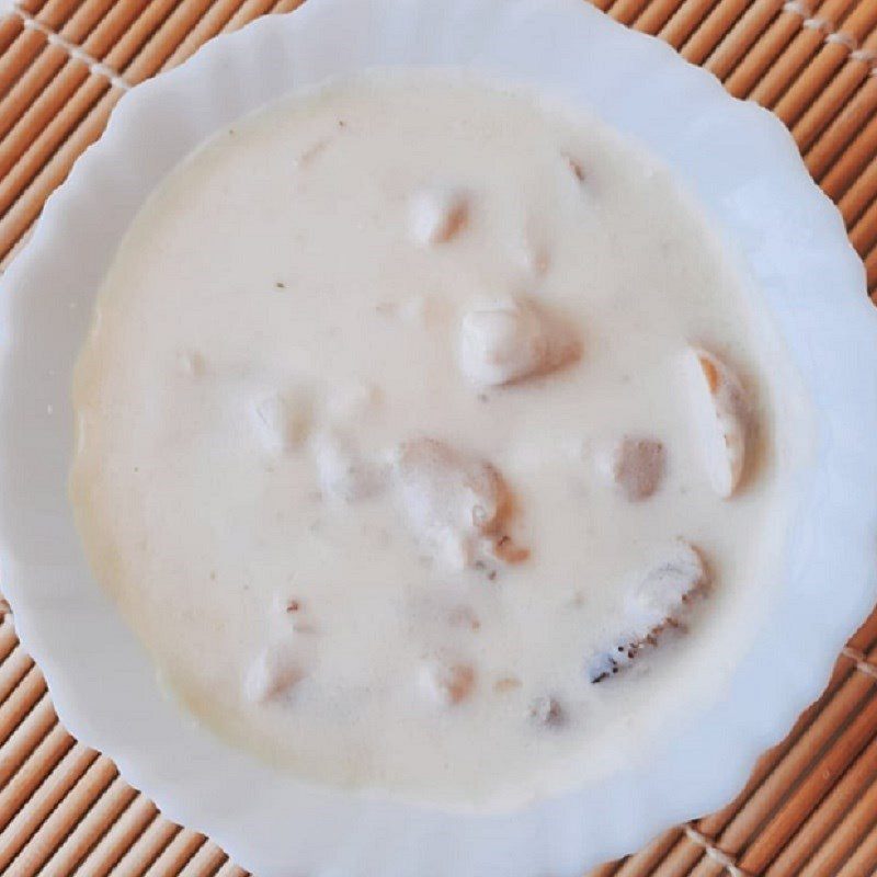 Step 4 Finished Product Creamy Chicken and Mushroom Soup