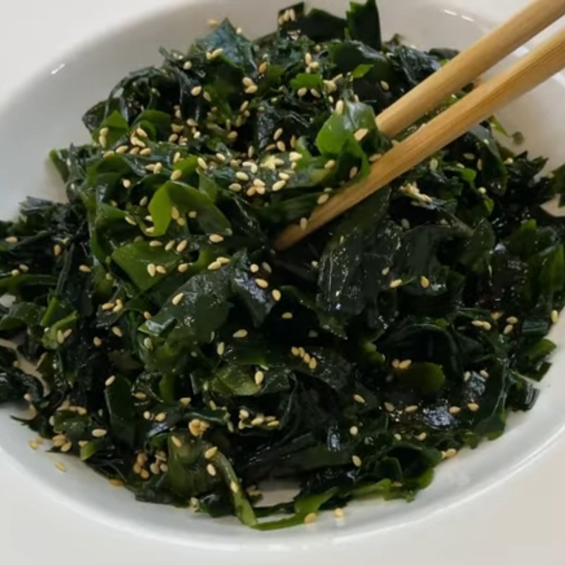 Step 4 Final product Seaweed mixed with sesame oil
