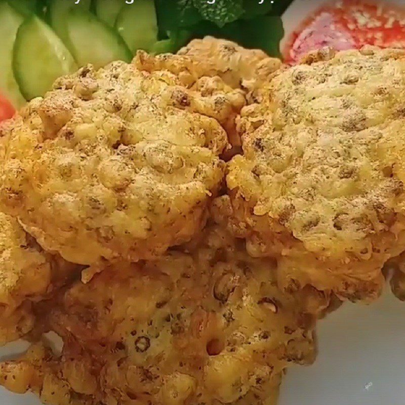 Step 4 Final Product Fried clam cake