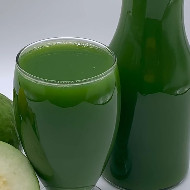 Step 4 Finished Product Cucumber Guava Juice
