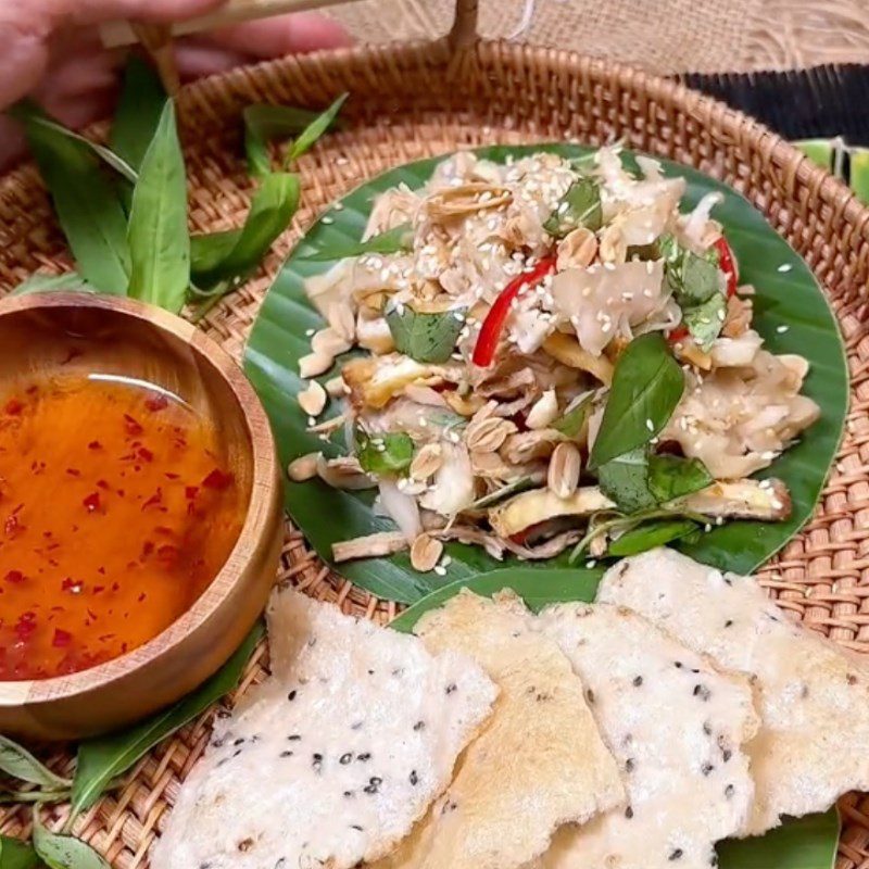 Step 4 Final product Vegan Young Jackfruit Salad (Recipe from the TikTok channel Bếp chay XANH)