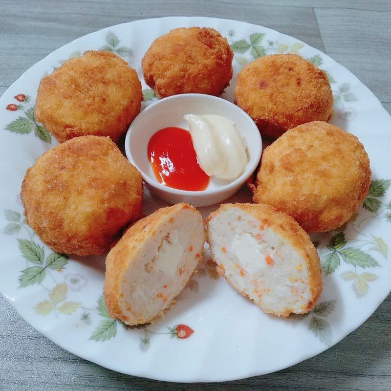 Step 5 Finished Product Cheese Chicken Cake