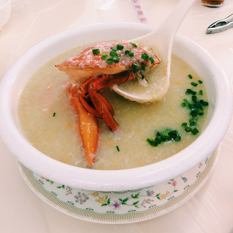 Step 5 Finished Product Crab Porridge