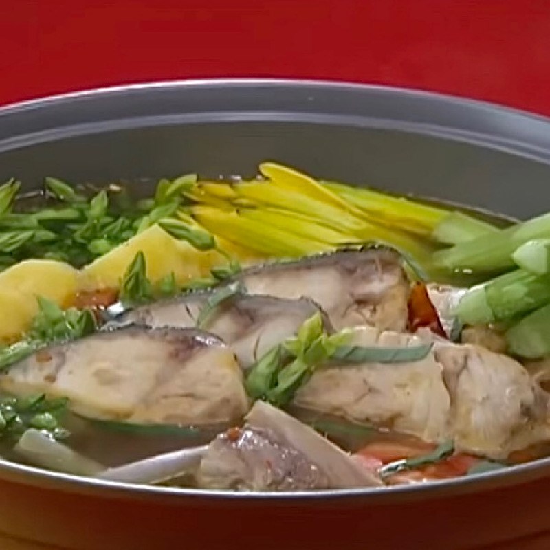 Step 5 Finished Product Dry Chili Fish Head Hot Pot