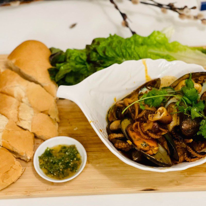 Step 5 Final Product Seafood Curry (recipe shared by user)