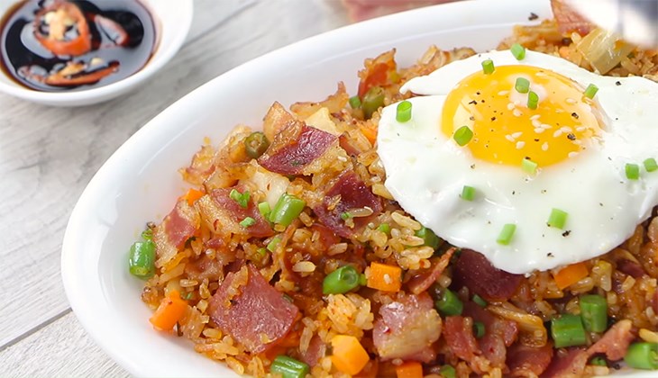 Step 6 Product Fried Rice with Bacon