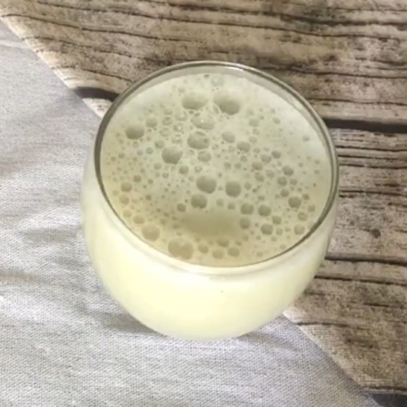 Step 5 Final product Lotus seed taro milk for baby weaning
