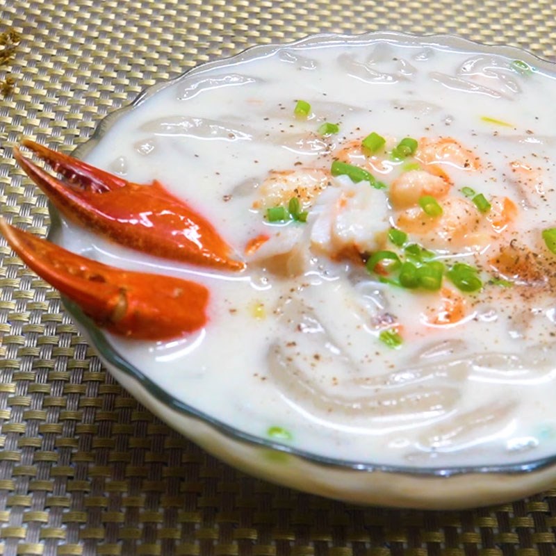 Step 6 Final Product Coconut Crab Noodle
