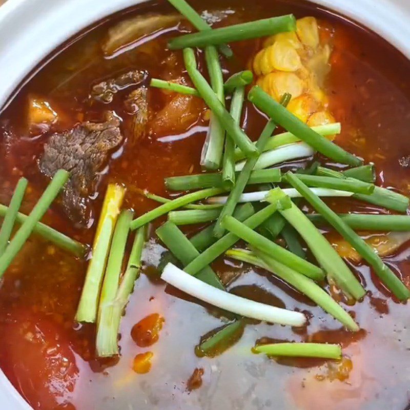 Step 4 Finished product of Spicy Beef Hotpot (Recipe shared from TikTok Cooking with TasteVN)