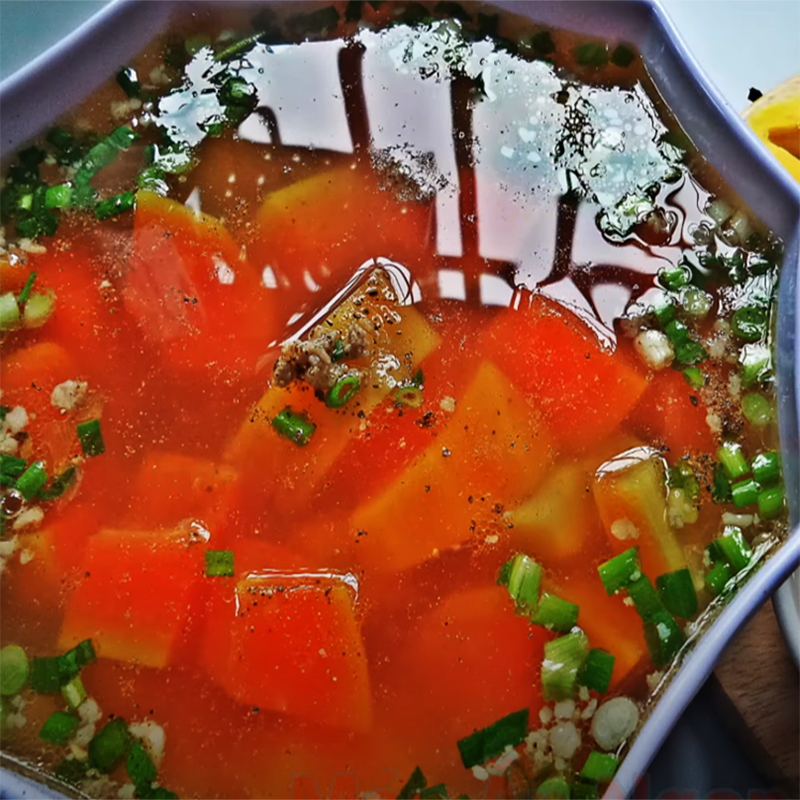Step 4 Final Product Minced Meat Papaya Soup