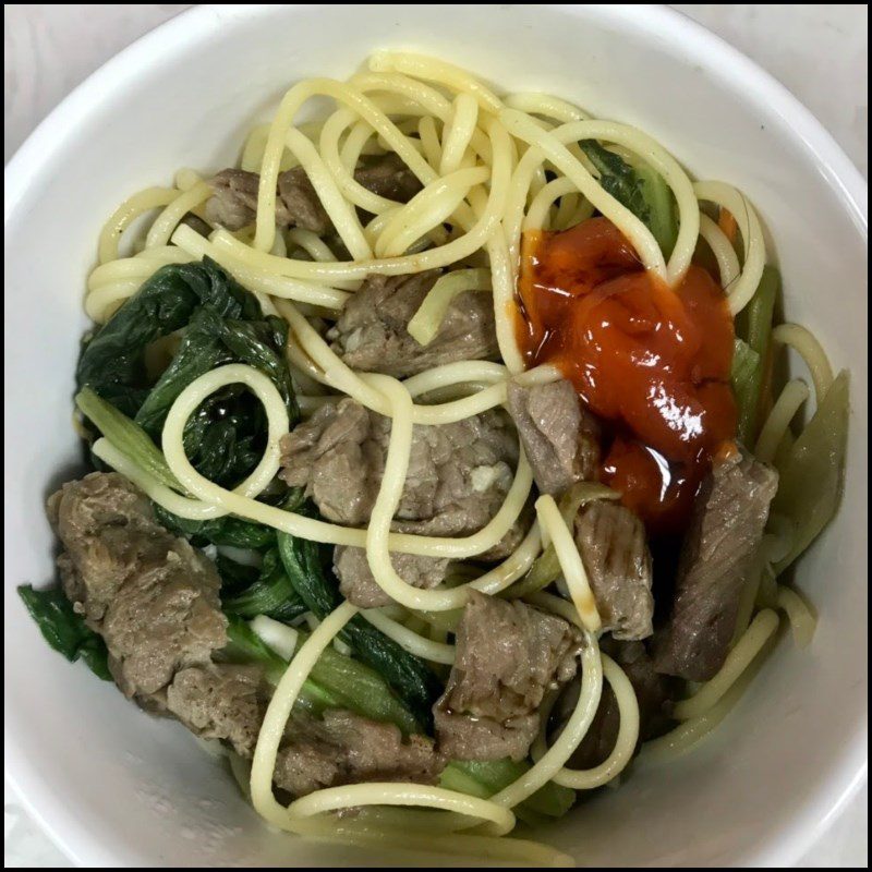 Step 5 Final Product Stir-fried Spaghetti with Beef