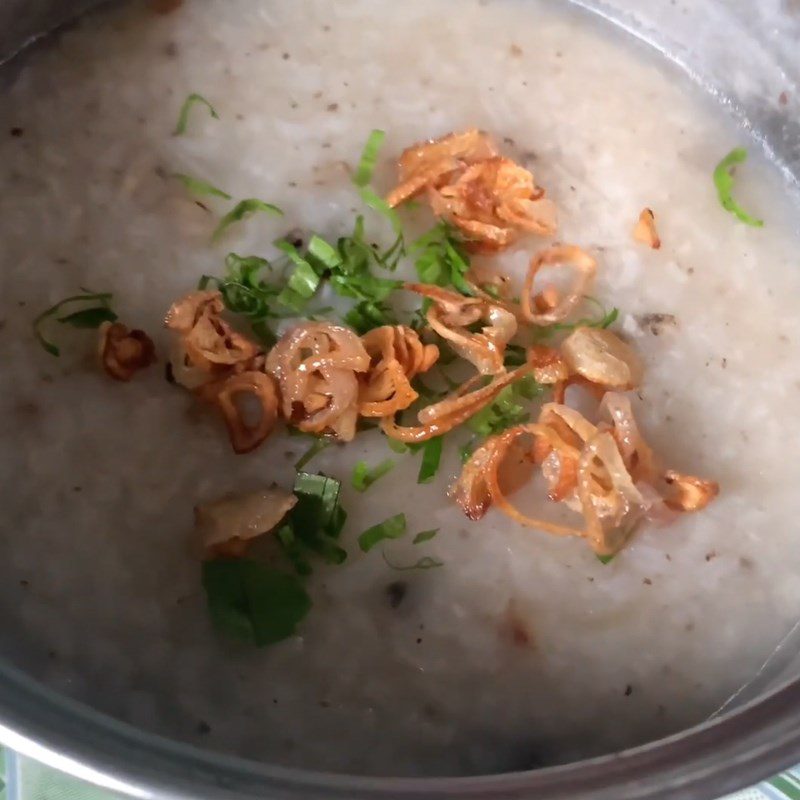 Step 5 Final Product Clam Porridge