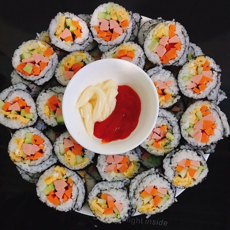 Step 4 Final Product Korean Kimbap