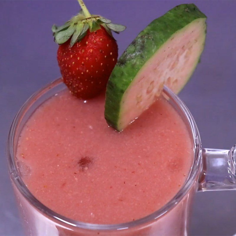 Step 4 Final Product Strawberry Guava Juice