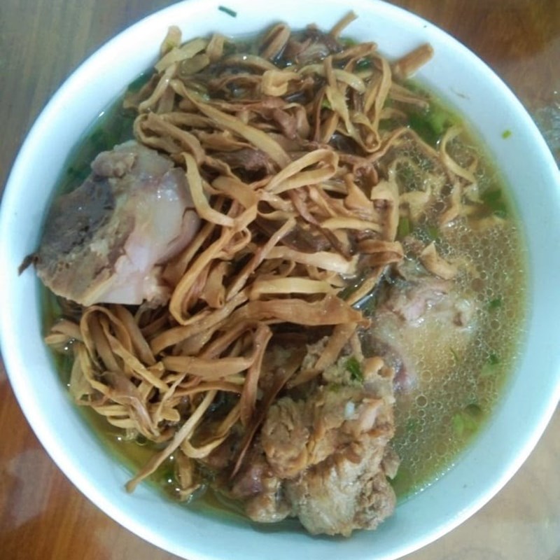 Step 4 Final Product Stewing Pork Bones with Dried Bamboo Shoots in a Pressure Cooker