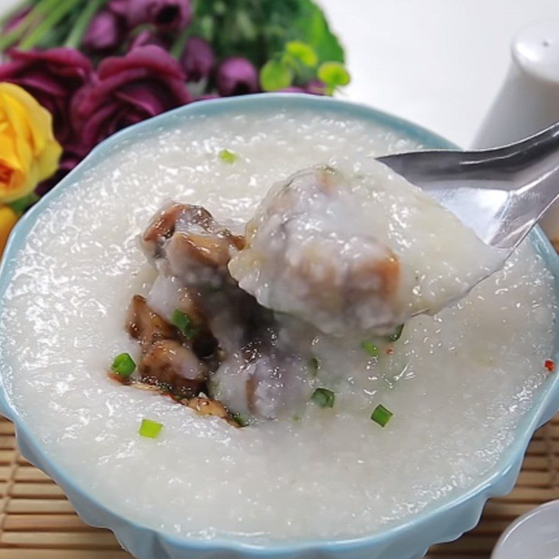 Step 5 Final product Singapore eel porridge