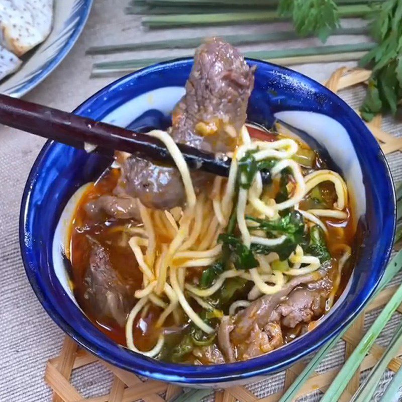 Step 4 Finished product of Spicy Beef Hotpot (Recipe shared from TikTok Cooking with TasteVN)