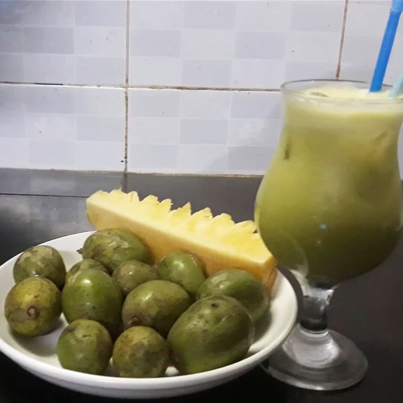 Step 3 Final product Guava and pineapple juice