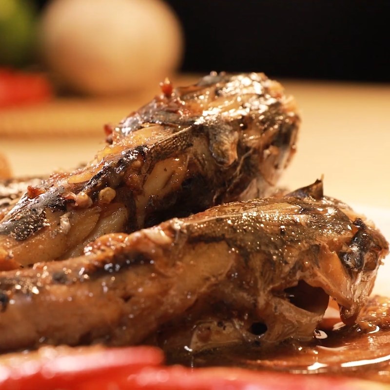 Step 4 Finished Product of Braised Snakehead Fish with Ginger