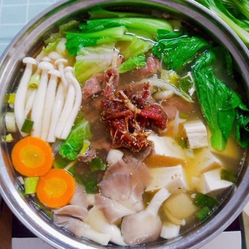 Step 5 The finished product Korean Beef Hotpot (recipe shared by users)