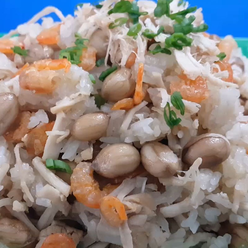 Step 7 Final Product Savory sticky rice with peanut