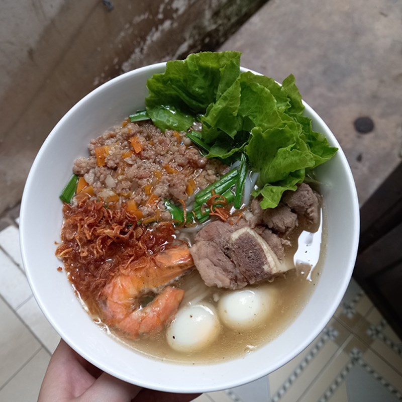 Step 6 Finished product Pork bone noodle