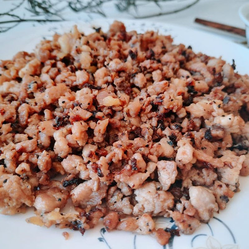 Step 3 Final Product Stir-fried minced chicken with ginger
